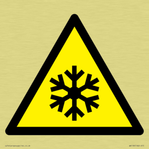 W010 Warning: Low temperature/freezing conditions
